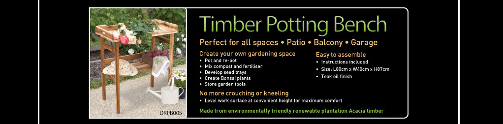 DIY Range potting benches