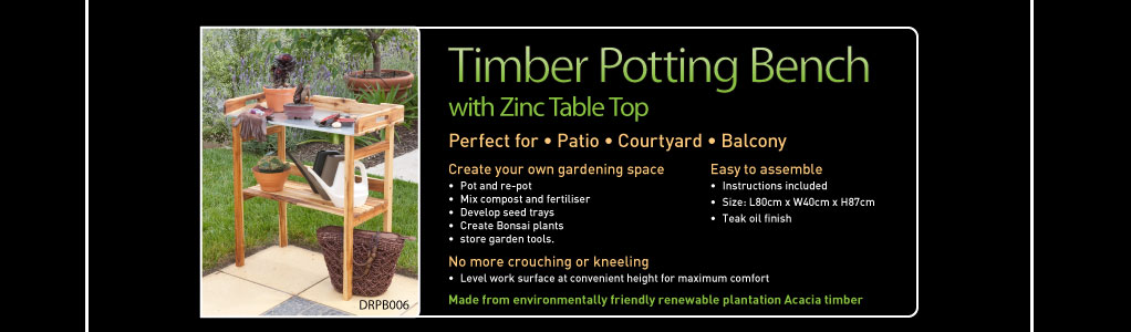 DIY Range potting benches
