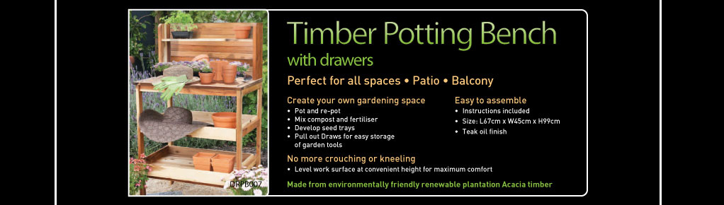 DIY Range potting benches